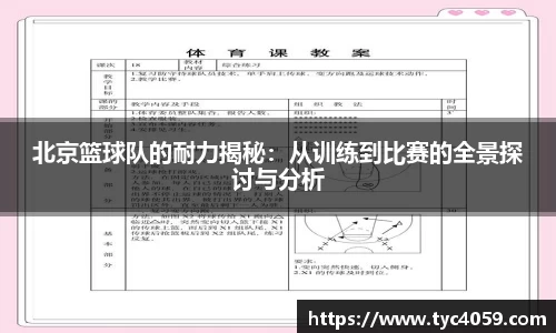 北京篮球队的耐力揭秘：从训练到比赛的全景探讨与分析